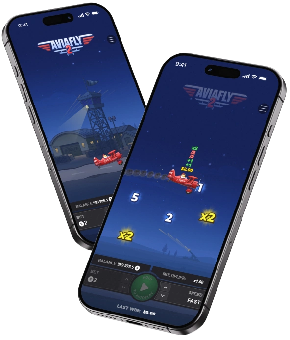 Application mobile du jeu Avia Fly 2.